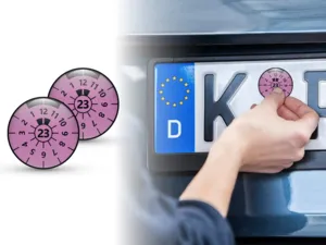 TÜV Aufkleber Registrierung Plakette 2023